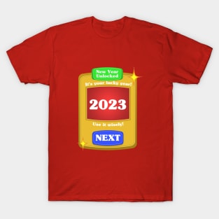 Cool New Year Design for Gamers T-Shirt